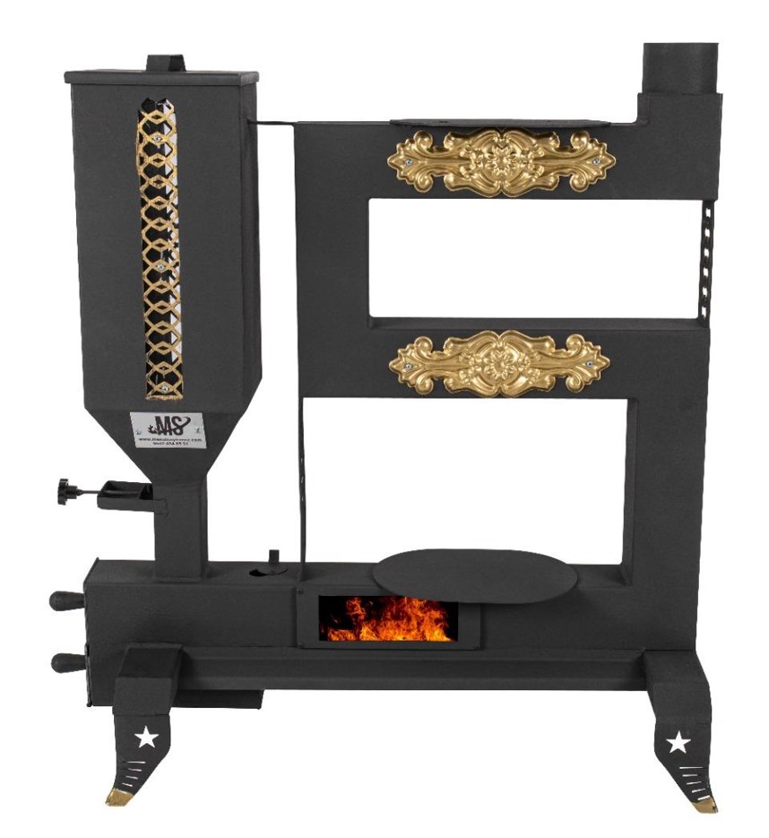 Z003 MANUEL BÜYÜK BOY Z TİPİ PELET SOBA - küçük resim 3